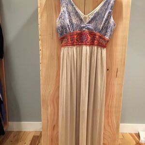 Flying Tomato Embroidered Maxi Dress